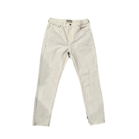 Everlane Denim - Everlane The High Rise Skinny Jean White Cream Women's Size 31 Regular